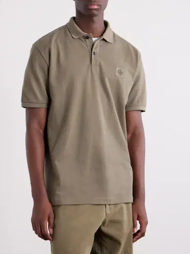 Stone Island Logo-Appliquéd Cotton-Piqué Polo Shirt - Men | Thumbnail 3 Stone Island Logo-Appliquéd Cotton-Piqué Polo Shirt - Men | Thumbnail 3