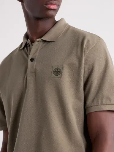 Stone Island Logo-Appliquéd Cotton-Piqué Polo Shirt - Men | Thumbnail 5 Stone Island Logo-Appliquéd Cotton-Piqué Polo Shirt - Men | Thumbnail 5