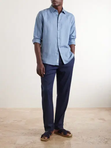 Onia Linen and Lyocell-Blend Shirt - Men | Thumbnail 2 Onia Linen and Lyocell-Blend Shirt - Men | Thumbnail 2