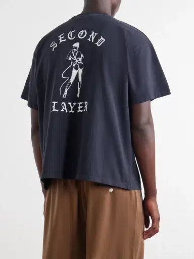 Second/Layer Printed Cotton-Jersey T-Shirt - Men | Thumbnail 4 Second/Layer Printed Cotton-Jersey T-Shirt - Men | Thumbnail 4