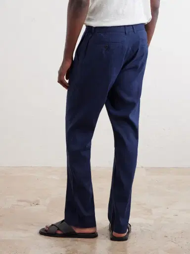 Onia Straight-Leg Linen-Blend Trousers - Men | Thumbnail 4 Onia Straight-Leg Linen-Blend Trousers - Men | Thumbnail 4