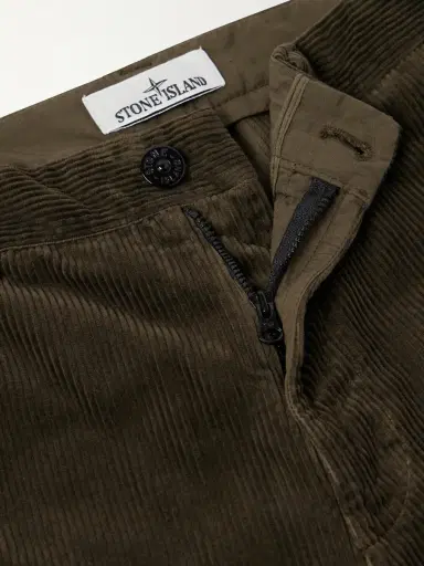 Stone Island Logo-Appliquéd Wide-Leg Cotton-Corduroy Trousers - Men | Thumbnail 6 Stone Island Logo-Appliquéd Wide-Leg Cotton-Corduroy Trousers - Men | Thumbnail 6