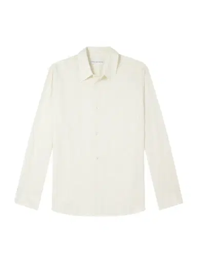 Studio Nicholson View Striped Silk and Cotton-Blend Shirt - Men | Thumbnail 1 Studio Nicholson View Striped Silk and Cotton-Blend Shirt - Men | Thumbnail 1