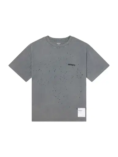 Satisfy Logo-Print Distressed MothTech™ Cotton-Jersey T-Shirt - Men | Thumbnail 1 Satisfy Logo-Print Distressed MothTech™ Cotton-Jersey T-Shirt - Men | Thumbnail 1
