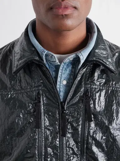 Stone Island Garment-Dyed Nylon Zip-Up Jacket - Men | Thumbnail 6 Stone Island Garment-Dyed Nylon Zip-Up Jacket - Men | Thumbnail 6