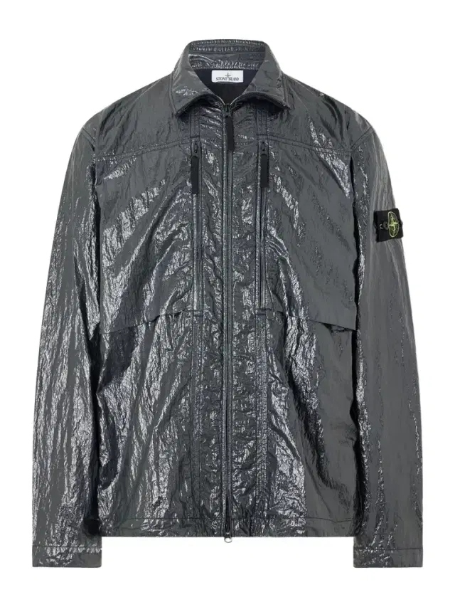 Garment-Dyed Nylon Zip-Up Jacket - Men Garment-Dyed Nylon Zip-Up Jacket - Men