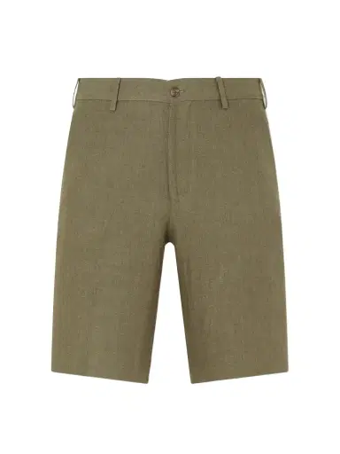 Anderson & Sheppard Straight-Leg Linen Shorts - Men | Thumbnail 1 Anderson & Sheppard Straight-Leg Linen Shorts - Men | Thumbnail 1
