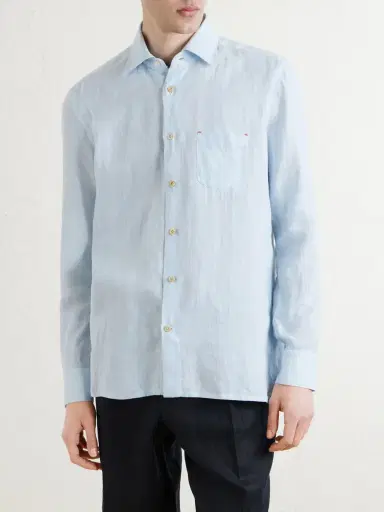 Kiton Linen Shirt - Men | Thumbnail 3 Kiton Linen Shirt - Men | Thumbnail 3