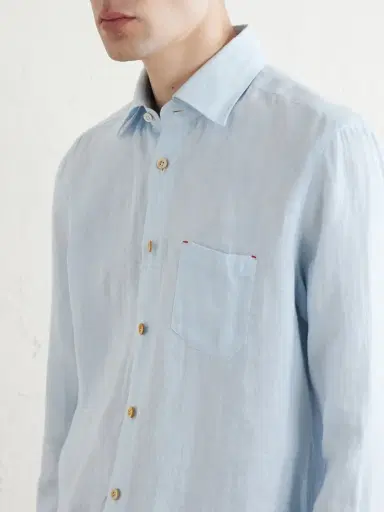 Kiton Linen Shirt - Men | Thumbnail 5 Kiton Linen Shirt - Men | Thumbnail 5