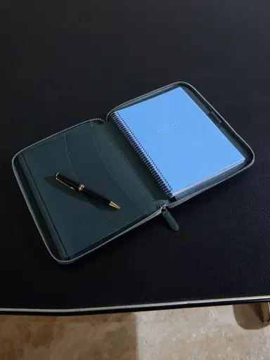 Smythson A5 Cross-Grain Leather Zip Wallet - Men | Thumbnail 2 Smythson A5 Cross-Grain Leather Zip Wallet - Men | Thumbnail 2