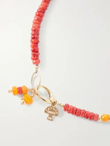 Peyote Bird Surya 14-Karat Gold Multi-Stone Beaded Bracelet - Men | Thumbnail 4 Peyote Bird Surya 14-Karat Gold Multi-Stone Beaded Bracelet - Men | Thumbnail 4