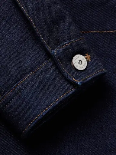 Stone Island Denim Research Logo-Appliquéd Indigo-Dyed Rinsed Denim Tela Jacket - Men | Thumbnail 4 Stone Island Denim Research Logo-Appliquéd Indigo-Dyed Rinsed Denim Tela Jacket - Men | Thumbnail 4