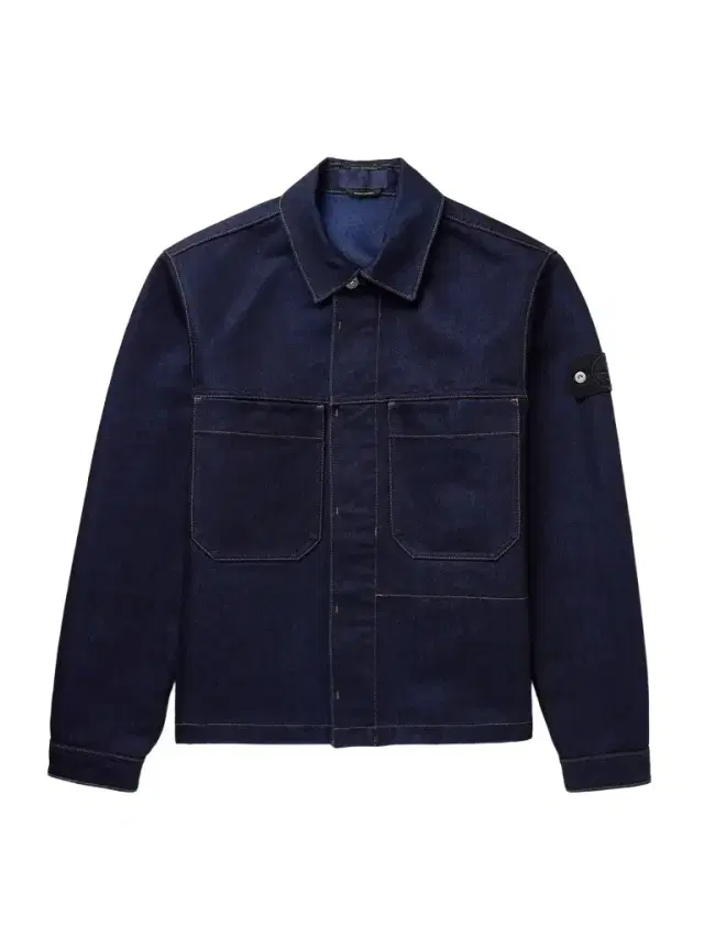 Denim Research Logo-Appliquéd Indigo-Dyed Rinsed Denim Tela Jacket - Men Denim Research Logo-Appliquéd Indigo-Dyed Rinsed Denim Tela Jacket - Men