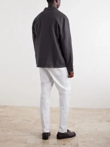 Onia Herringbone Linen Overshirt - Men | Thumbnail 4 Onia Herringbone Linen Overshirt - Men | Thumbnail 4