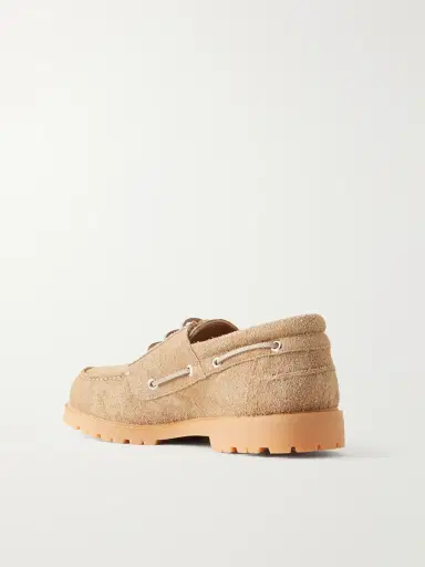 Studio Nicholson Lace-Up Boat Suede Shoes - Men | Thumbnail 4 Studio Nicholson Lace-Up Boat Suede Shoes - Men | Thumbnail 4
