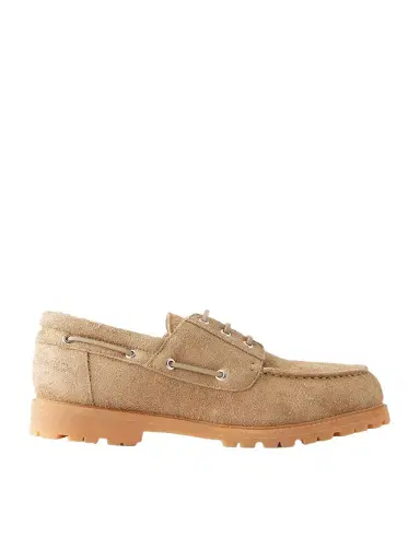 Studio Nicholson Lace-Up Boat Suede Shoes - Men | Thumbnail 1 Studio Nicholson Lace-Up Boat Suede Shoes - Men | Thumbnail 1