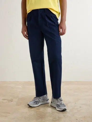 Aimé Leon Dore Straight-Leg Pleated Cotton Trousers - Men | Thumbnail 3 Aimé Leon Dore Straight-Leg Pleated Cotton Trousers - Men | Thumbnail 3