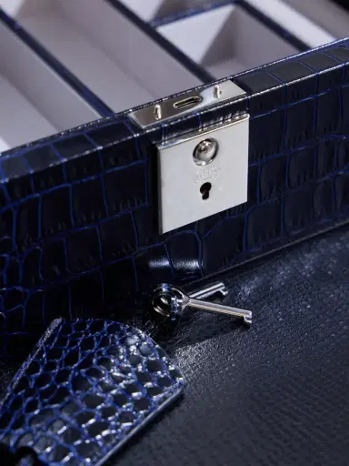 Smythson Panama Cross-Grain Leather Jewellery Box - Men | Thumbnail 4 Smythson Panama Cross-Grain Leather Jewellery Box - Men | Thumbnail 4