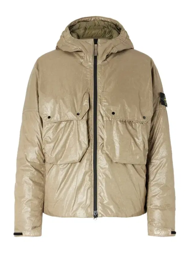 Logo-Appliquéd Padded Garment-Dyed Light Nylon 3L-TC Hooded Down Jacket - Men Logo-Appliquéd Padded Garment-Dyed Light Nylon 3L-TC Hooded Down Jacket - Men