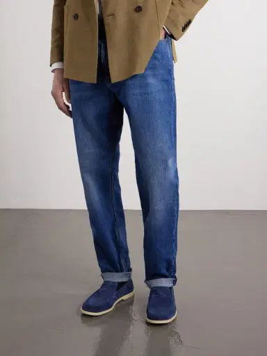 George Cleverley Mayfair II Collapsible-Heel Suede Loafers - Men | Thumbnail 2 George Cleverley Mayfair II Collapsible-Heel Suede Loafers - Men | Thumbnail 2