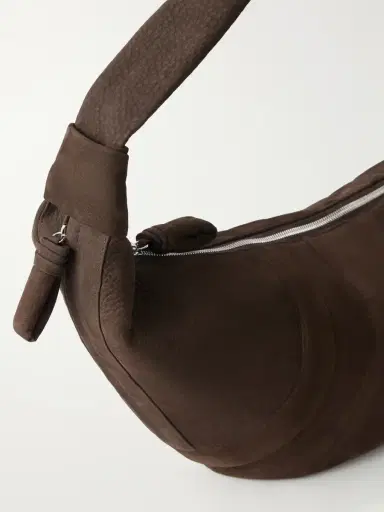 Lemaire Croissant Nubuck Messenger Bag - Men | Thumbnail 5 Lemaire Croissant Nubuck Messenger Bag - Men | Thumbnail 5