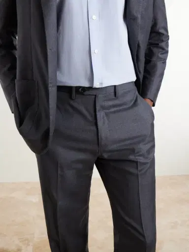 Kiton Straight-Leg Wool Suit Trousers - Men | Thumbnail 5 Kiton Straight-Leg Wool Suit Trousers - Men | Thumbnail 5