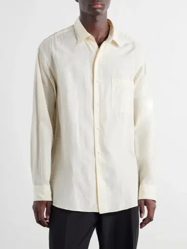 Kaptain Sunshine Cotton and Silk-Blend Twill Shirt - Men | Thumbnail 3 Kaptain Sunshine Cotton and Silk-Blend Twill Shirt - Men | Thumbnail 3