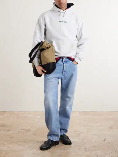 Aimé Leon Dore Logo-Embroidered Cotton-Jersey Hoodie - Men | Thumbnail 2 Aimé Leon Dore Logo-Embroidered Cotton-Jersey Hoodie - Men | Thumbnail 2