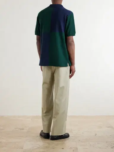 Aimé Leon Dore Logo-Embroidered Colour-Block Cotton-Piqué Polo Shirt - Men | Thumbnail 4 Aimé Leon Dore Logo-Embroidered Colour-Block Cotton-Piqué Polo Shirt - Men | Thumbnail 4