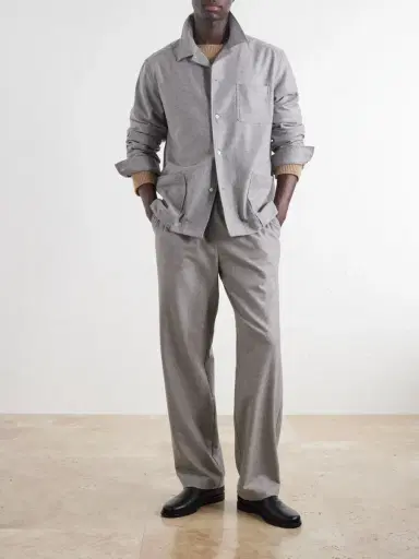 De Bonne Facture Virgin Wool Overshirt - Men | Thumbnail 2 De Bonne Facture Virgin Wool Overshirt - Men | Thumbnail 2