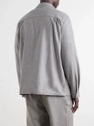 De Bonne Facture Virgin Wool Overshirt - Men | Thumbnail 4 De Bonne Facture Virgin Wool Overshirt - Men | Thumbnail 4