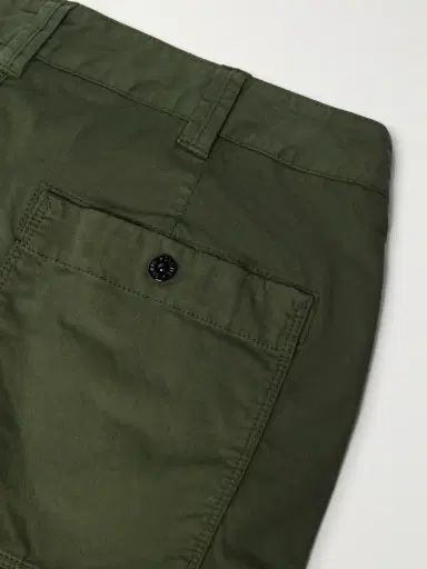 Stone Island Logo-Appliquéd Straight-Leg Stretch-Cotton Twill Trousers - Men | Thumbnail 5 Stone Island Logo-Appliquéd Straight-Leg Stretch-Cotton Twill Trousers - Men | Thumbnail 5