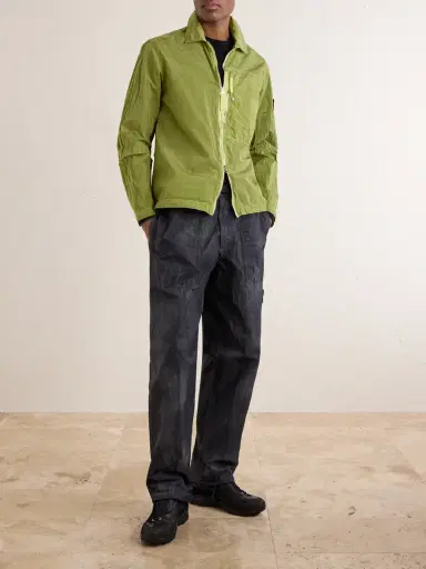 Stone Island Tapered Reflective Nylon Trousers - Men | Thumbnail 2 Stone Island Tapered Reflective Nylon Trousers - Men | Thumbnail 2