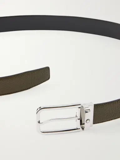 Montblanc 3.5cm Full-Grain Leather Belt - Men | Thumbnail 2 Montblanc 3.5cm Full-Grain Leather Belt - Men | Thumbnail 2