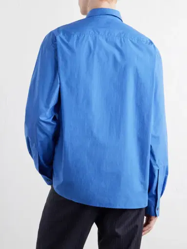 Studio Nicholson Cotton-Poplin Shirt - Men | Thumbnail 4 Studio Nicholson Cotton-Poplin Shirt - Men | Thumbnail 4