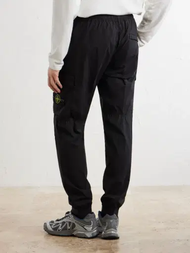 Stone Island Tapered Stretch Cotton-Blend Cargo Trousers - Men | Thumbnail 4 Stone Island Tapered Stretch Cotton-Blend Cargo Trousers - Men | Thumbnail 4