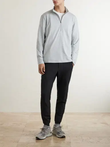 lululemon Slim-Fit Stretch Recycled-Jersey Half-Zip Top - Men | Thumbnail 2 lululemon Slim-Fit Stretch Recycled-Jersey Half-Zip Top - Men | Thumbnail 2
