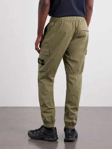 Stone Island Tapered Stretch-Cotton Shell Cargo Trousers - Men | Thumbnail 4 Stone Island Tapered Stretch-Cotton Shell Cargo Trousers - Men | Thumbnail 4