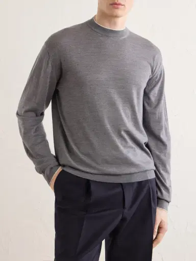 Kiton Merino Wool Sweater - Men | Thumbnail 3 Kiton Merino Wool Sweater - Men | Thumbnail 3