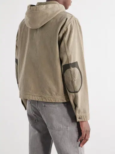 Stone Island Hooded Mineral Dyed Cotton-Gabardine Jacket - Men | Thumbnail 4 Stone Island Hooded Mineral Dyed Cotton-Gabardine Jacket - Men | Thumbnail 4