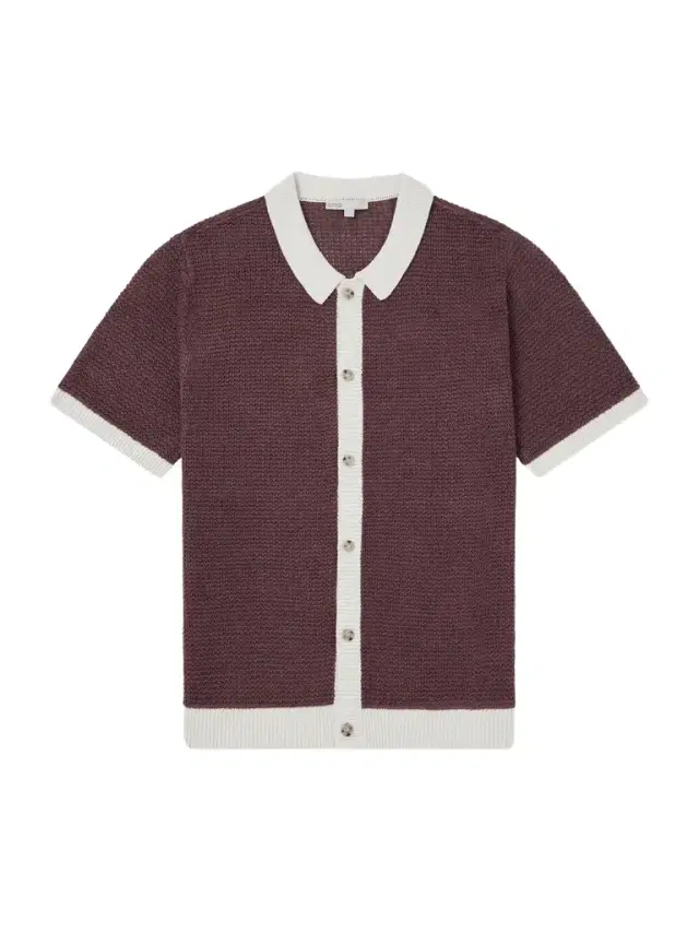 Crocheted Linen Shirt - Men Crocheted Linen Shirt - Men