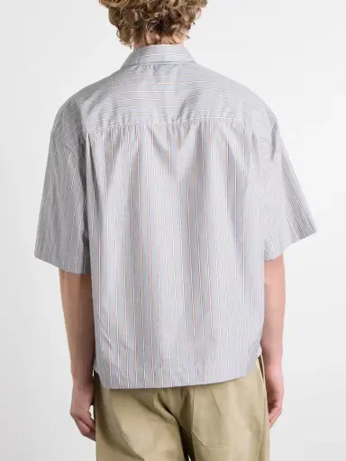 Studio Nicholson Sanko Striped Cotton-Poplin Shirt - Men | Thumbnail 4 Studio Nicholson Sanko Striped Cotton-Poplin Shirt - Men | Thumbnail 4