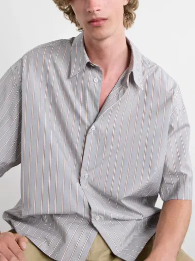 Studio Nicholson Sanko Striped Cotton-Poplin Shirt - Men | Thumbnail 5 Studio Nicholson Sanko Striped Cotton-Poplin Shirt - Men | Thumbnail 5
