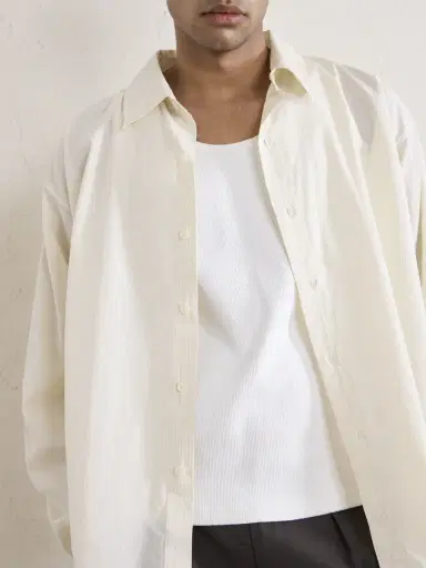 mfpen Exact Striped Cotton Shirt - Men | Thumbnail 5 mfpen Exact Striped Cotton Shirt - Men | Thumbnail 5