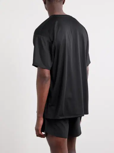 District Vision Logo-Print Perforated Recycled-Jersey T-Shirt - Men | Thumbnail 4 District Vision Logo-Print Perforated Recycled-Jersey T-Shirt - Men | Thumbnail 4