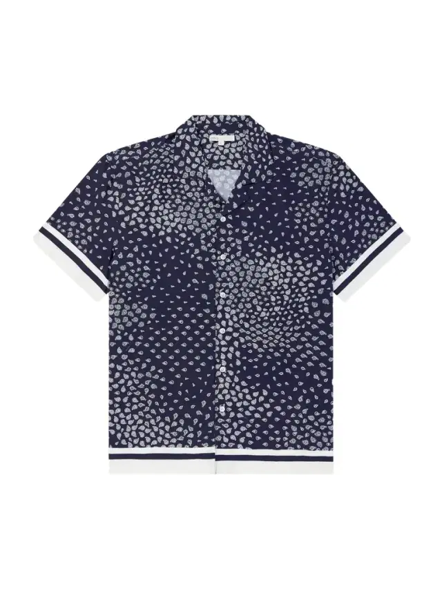 Camp-Collar Paisley-Print TENCEL™ Lyocell Shirt - Men Camp-Collar Paisley-Print TENCEL™ Lyocell Shirt - Men