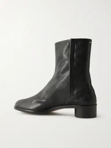 Maison Margiela Tabi Split-Toe Textured-Leather Ankle Boots - Men | Thumbnail 4 Maison Margiela Tabi Split-Toe Textured-Leather Ankle Boots - Men | Thumbnail 4