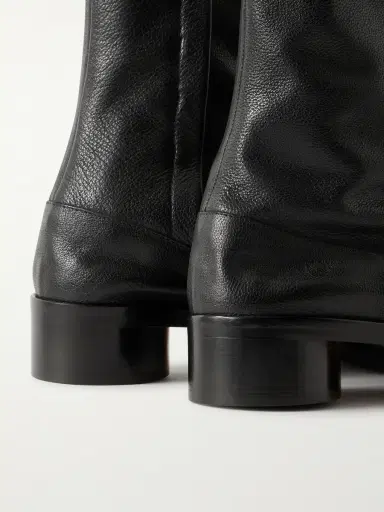 Maison Margiela Tabi Split-Toe Textured-Leather Ankle Boots - Men | Thumbnail 5 Maison Margiela Tabi Split-Toe Textured-Leather Ankle Boots - Men | Thumbnail 5