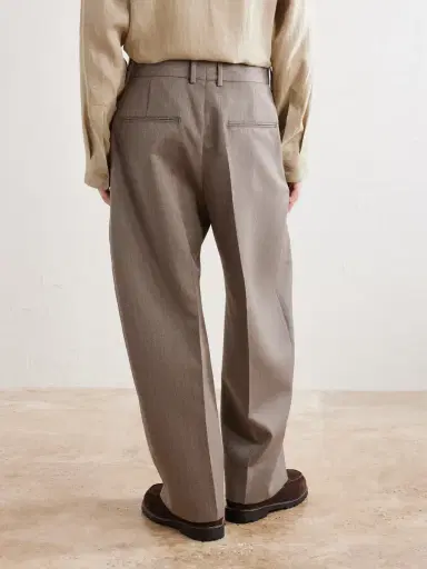Studio Nicholson Fume Tapered Wool Suit Trousers - Men | Thumbnail 4 Studio Nicholson Fume Tapered Wool Suit Trousers - Men | Thumbnail 4