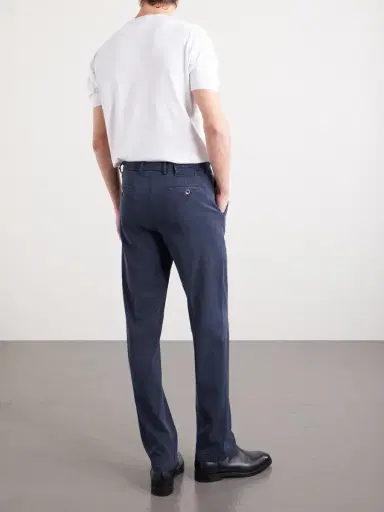Kiton Straight-Leg Lyocell-Blend Twill Trousers - Men | Thumbnail 4 Kiton Straight-Leg Lyocell-Blend Twill Trousers - Men | Thumbnail 4